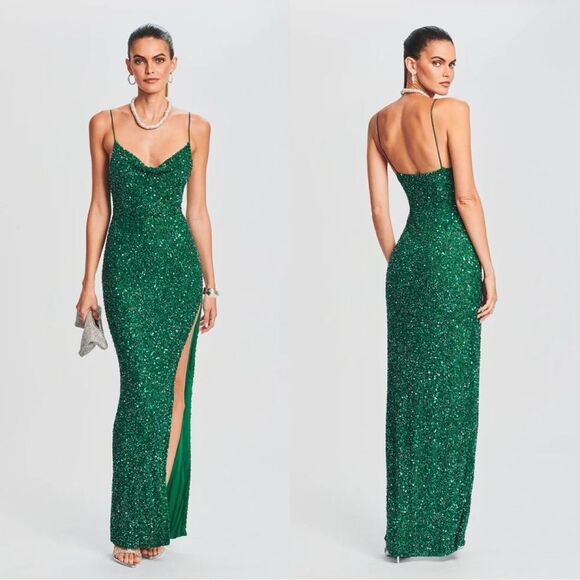 Retrofete Loretta Sequin Maxi Dress - Picture 1 of 9